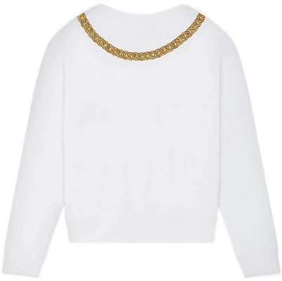 (W) 베르사체 SS22 화이트 크루넥 긴팔 스웻셔츠. 1004131-1A01174-1W000 Lookbook (W) 베르사체 SS22 화이트 크루넥 긴팔 스웻셔츠. 1004131-1A01174-1W000