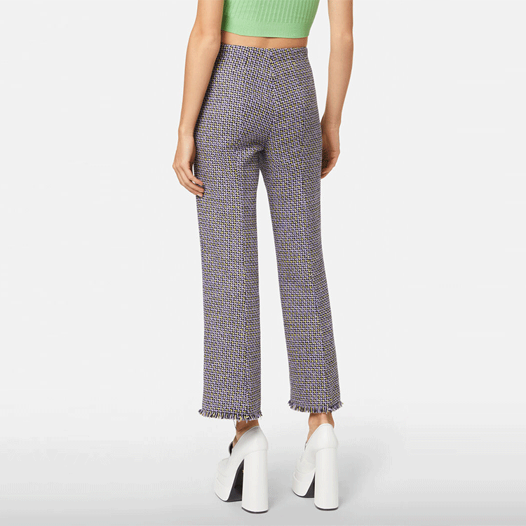 Purchase (W) ヴェルサーチ SS22 メドゥーサ ツイード パンツ レディース ライトパープル. 1004346-1A02852-6L110