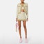 Lookbook (W) ヴェルサーチ SS22 パターンツイードチェーン Aラインカジュアルスカート イエロー レディース 1003977-1A02937-6Y060