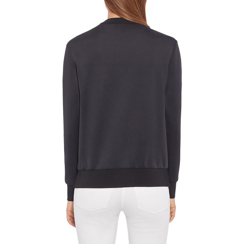 Purchase (W) 范思哲 SS23 黑色圆领长袖印花图案卫衣 A79176-A218183-A1008