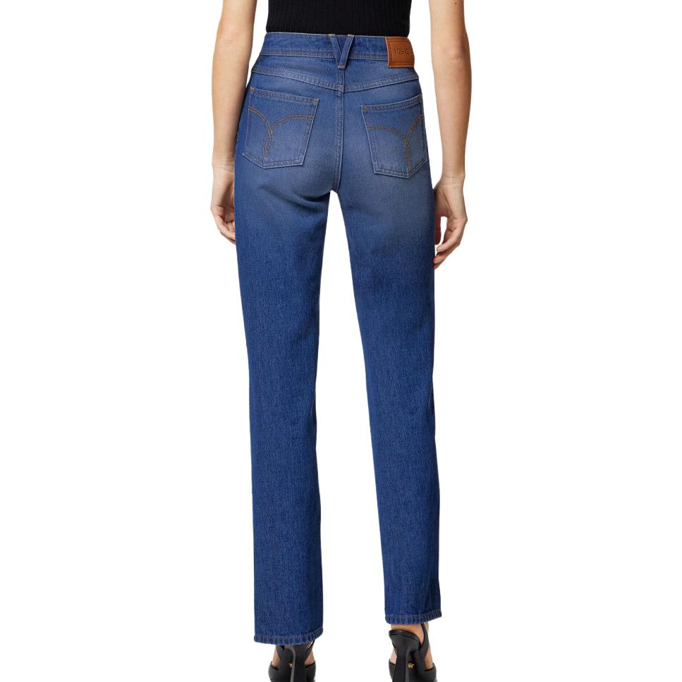(Women) VERSACE SS23  High-Waisted Straight-Leg Jeans Blue 1011519-1A07079-1D100 圖 5