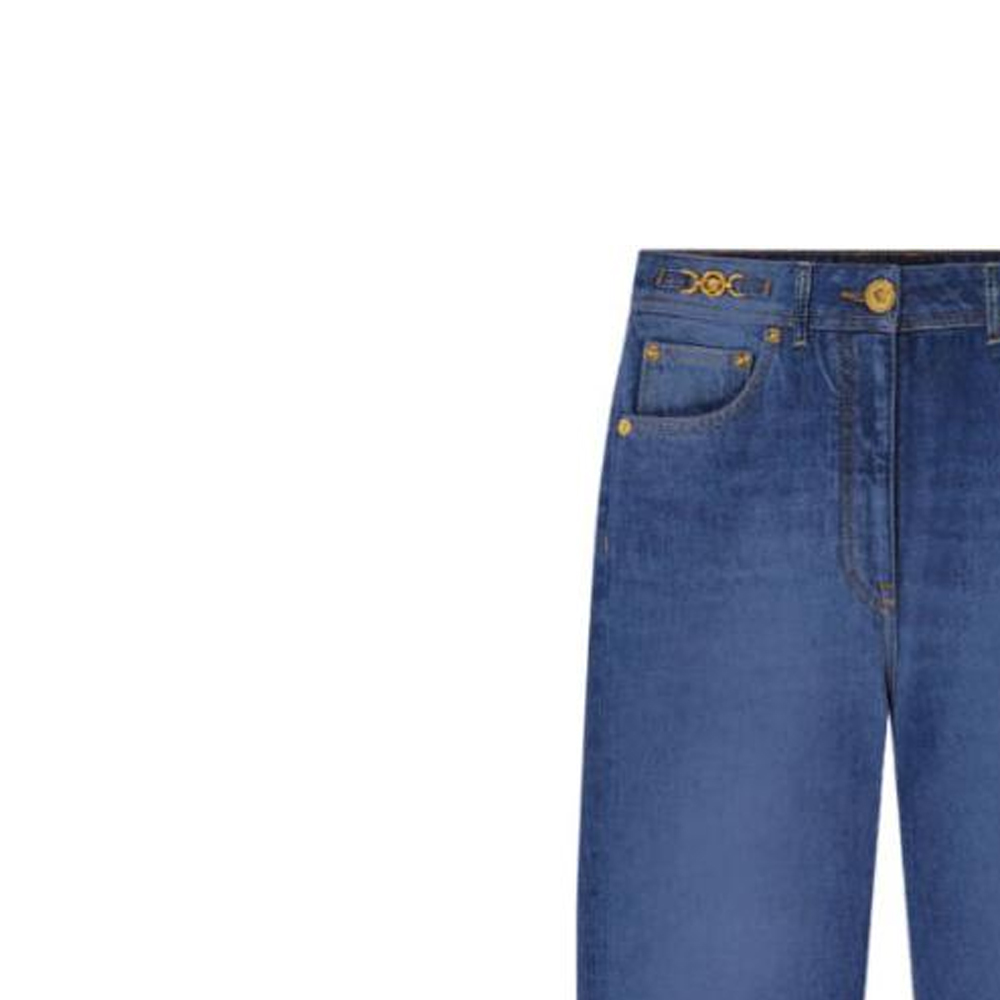 (Women) VERSACE SS23  High-Waisted Straight-Leg Jeans Blue 1011519-1A07079-1D100 圖 7