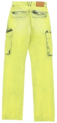 (Women) VERSACE SS23 Yellow Straight-Leg Jeans with Logo Appliqué 1010058-1A07239-2D780 Lookbook (Women) VERSACE SS23 Yellow Straight-Leg Jeans with Logo Appliqué 1010058-1A07239-2D780
