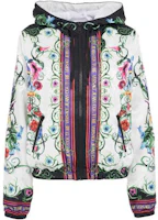 Order (Women) VERSACE SS23 Floral Satin Hooded Bomber Jacket Multicolor 74HAS40-1CQS52-31G03