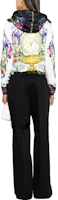 Shop (Women) VERSACE SS23 Floral Satin Hooded Bomber Jacket Multicolor 74HAS40-1CQS52-31G03