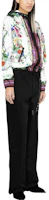 Purchase (Women) VERSACE SS23 Floral Satin Hooded Bomber Jacket Multicolor 74HAS40-1CQS52-31G03