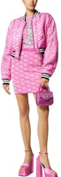 Lookbook (W) VERSACE 2023春夏新年粉色幾何提花針織半裙 女款 1009267-1A06677-5P780