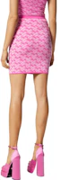 Shop (W) VERSACE 2023春夏新年粉色幾何提花針織半裙 女款 1009267-1A06677-5P780