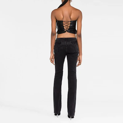 (W) VERSACE SS23 Vaqueros Acampanados Medusa Mujer - Negro 1009765-1A07238-1D510 Shop (W) VERSACE SS23 Vaqueros Acampanados Medusa Mujer - Negro 1009765-1A07238-1D510