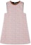 Order (Women) VERSACE SS23 Pink Sleeveless Logo Print Zip Mini Dress for Women. 1011540-1A08206-2PL50