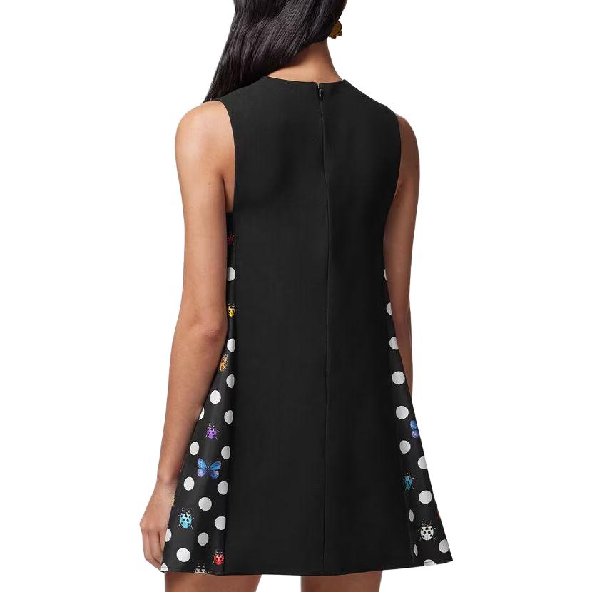 Shop (Women) VERSACE SS23 Polka Dot Butterfly Print Sleeveless Dress Women’s Black 1011635-1A08561-5B020