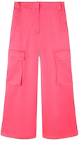 (Women) VERSACE SS23 Solid Straight-Leg Cargo Pants Women’s Pink 1010803-1A06838-1PM60 (Women) VERSACE SS23 Solid Straight-Leg Cargo Pants Women’s Pink 1010803-1A06838-1PM60