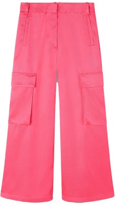 (Women) VERSACE SS23 Solid Straight-Leg Cargo Pants Women’s Pink 1010803-1A06838-1PM60 Order (Women) VERSACE SS23 Solid Straight-Leg Cargo Pants Women’s Pink 1010803-1A06838-1PM60