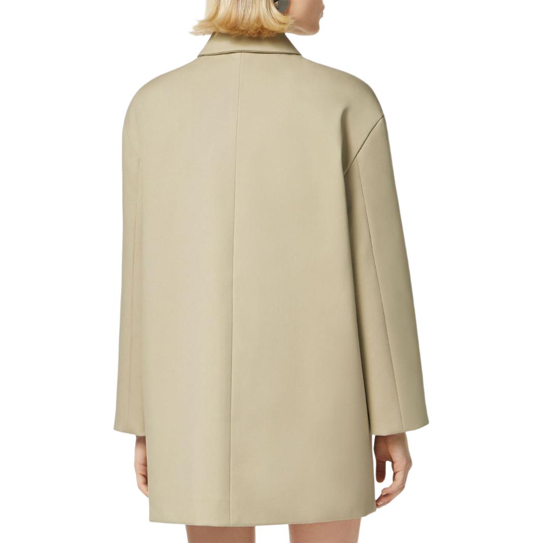 Shop (W) 范思哲 SS24 米色单排扣长袖外套. 1015077-1A10770-1KD40