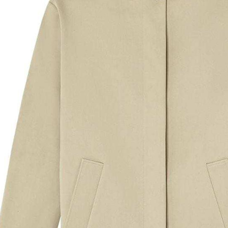 Sizing (W) 范思哲 SS24 米色单排扣长袖外套. 1015077-1A10770-1KD40