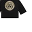Cheap (Women) VERSACE SS24 Black Short Sleeve Logo Print Crop Top Tee. 1014275-1A11608-2B150