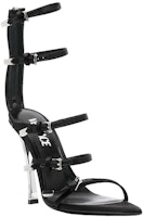 (W) Versace Stiletto 'Hitam Kulit Anak Sapi Toe Lancip' 1009996-1A00619_1B00P Order (W) Versace Stiletto 'Hitam Kulit Anak Sapi Toe Lancip' 1009996-1A00619_1B00P