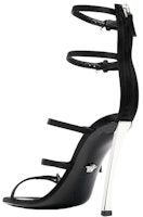 (W) Versace Stiletto 'Hitam Kulit Anak Sapi Toe Lancip' 1009996-1A00619_1B00P Shop (W) Versace Stiletto 'Hitam Kulit Anak Sapi Toe Lancip' 1009996-1A00619_1B00P