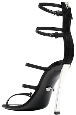 (W) ヴェルサーチ スティレット ポインテッドトゥ (黒) 1009996-1A00619_1B00P Shop (W) ヴェルサーチ スティレット ポインテッドトゥ (黒) 1009996-1A00619_1B00P