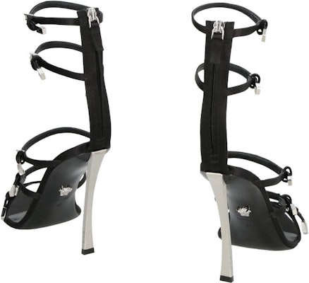 (W) ヴェルサーチ スティレット ポインテッドトゥ (黒) 1009996-1A00619_1B00P Purchase (W) ヴェルサーチ スティレット ポインテッドトゥ (黒) 1009996-1A00619_1B00P