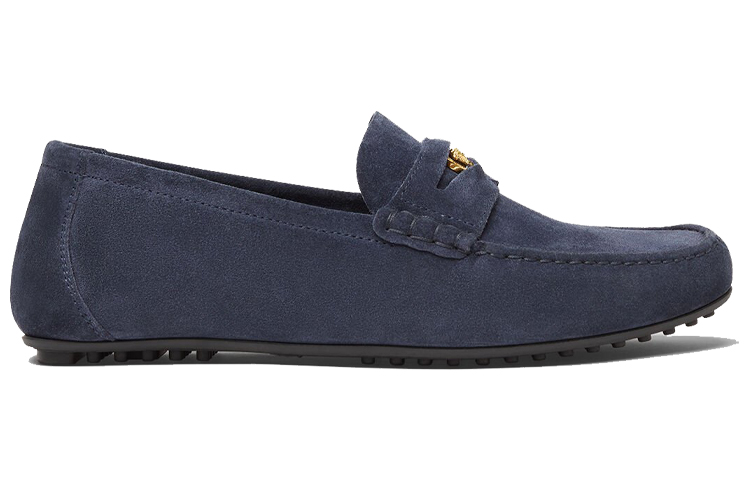 (W) Versace Suede Loafers 'Navy Blue' 圖 2