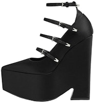 (Women) Versace Tempest 'Satin Black Stiletto' 1009469-1A00619_1B00P (Women) Versace Tempest 'Satin Black Stiletto' 1009469-1A00619_1B00P