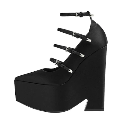 (W) Versace Tempest 'Satin Black Stiletto'