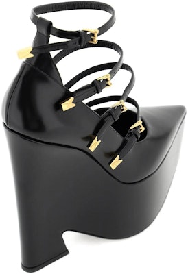 (W) Versace Tempest Tacones Plataforma Hebilla Negro 1009469-DVT51_1B00V Purchase (W) Versace Tempest Tacones Plataforma Hebilla Negro 1009469-DVT51_1B00V