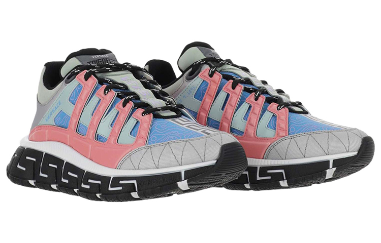 (W) Versace Trigreca 'Barocco Print - Blue Bright Coral' 圖 2