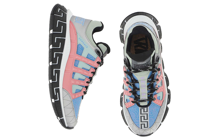 (W) Versace Trigreca 'Barocco Print - Blue Bright Coral' 圖 3