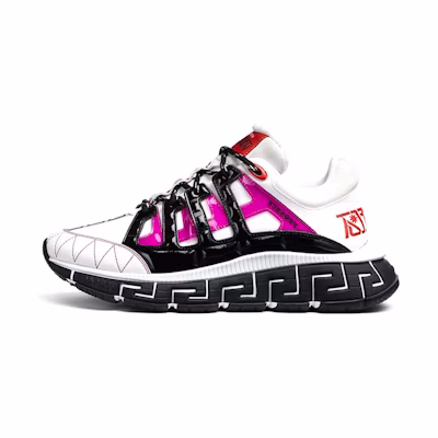 (W) Versace Trigreca 'White Fuchsia'
