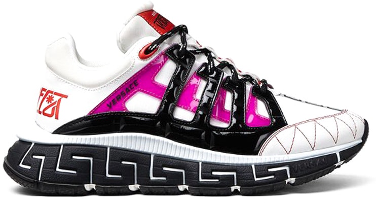 (W) Versace Trigreca 'Blanco Fucsia' DST539G-1A01761-2W090 Order (W) Versace Trigreca 'Blanco Fucsia' DST539G-1A01761-2W090