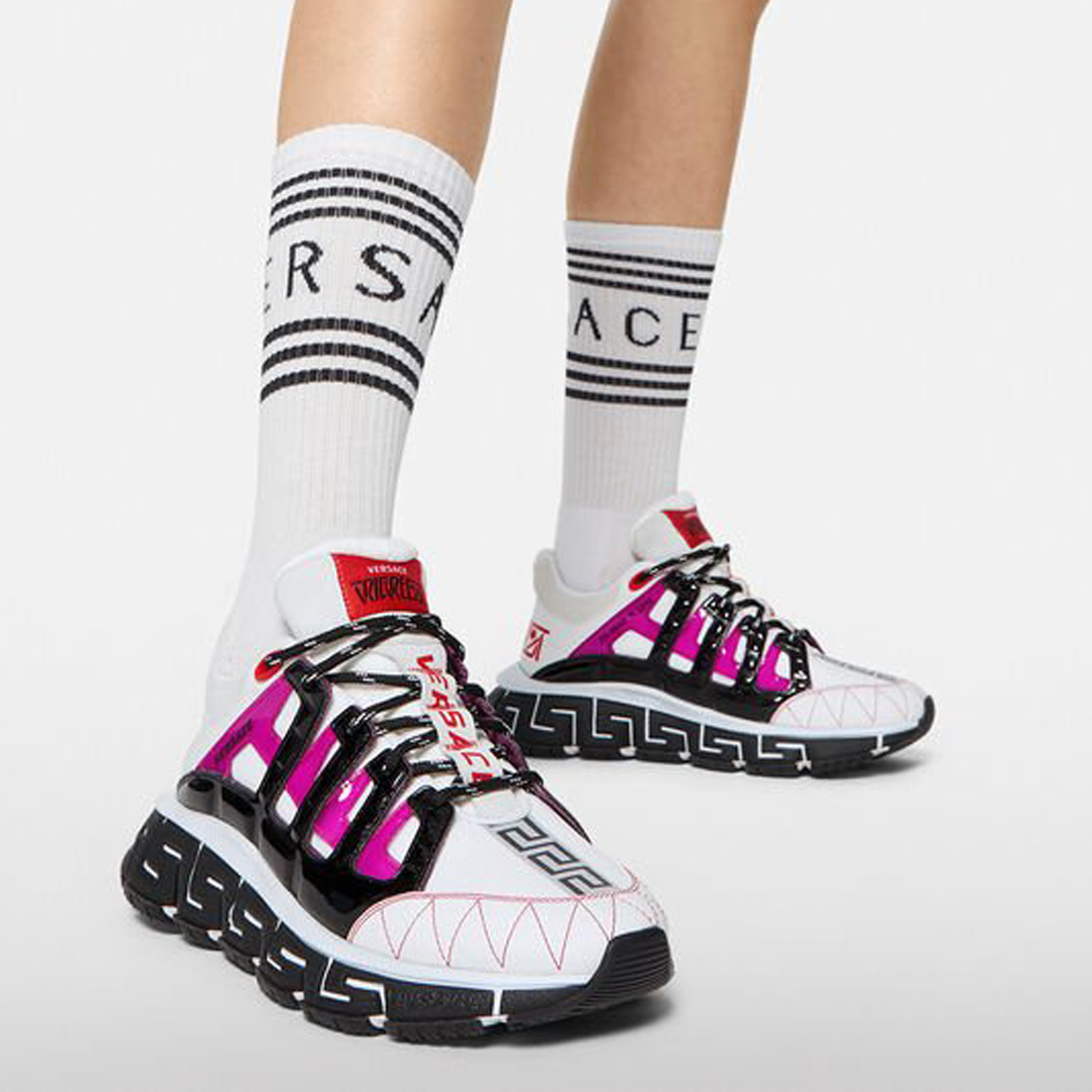 Shop (W) 范思哲 Trigreca '白色紫红' DST539G-1A01761-2W090