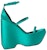 (Women) Versace Triplatform 'Blue Green' 1004483-1A00619_1V620