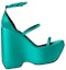 Lookbook (Women) Versace Triplatform 'Blue Green' 1004483-1A00619_1V620