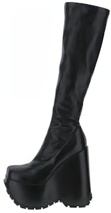 (W) 베르사체 트리플랫폼 하이탑 부츠 (블랙) 1005666-1A04283_1B000 Buy (W) 베르사체 트리플랫폼 하이탑 부츠 (블랙) 1005666-1A04283_1B000