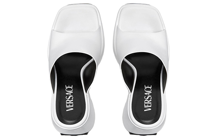 Lookbook (W) Versace Triplatform Mule 'Cuero Blanco' 1004671-DVT2P_1W00V