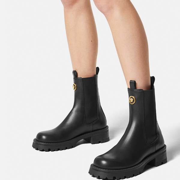 (W) Versace Vagabond Chelsea Boot 'Black' 圖 4