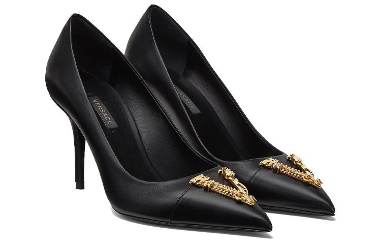 (W) Versace Virtus High Heel 'Black' 圖 3
