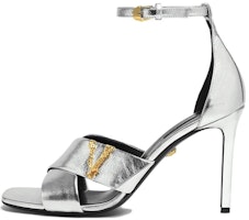 (Women) Versace Virtus High Heel Sandals 'Silver' DST611N-DVL15_1E01V (Women) Versace Virtus High Heel Sandals 'Silver' DST611N-DVL15_1E01V