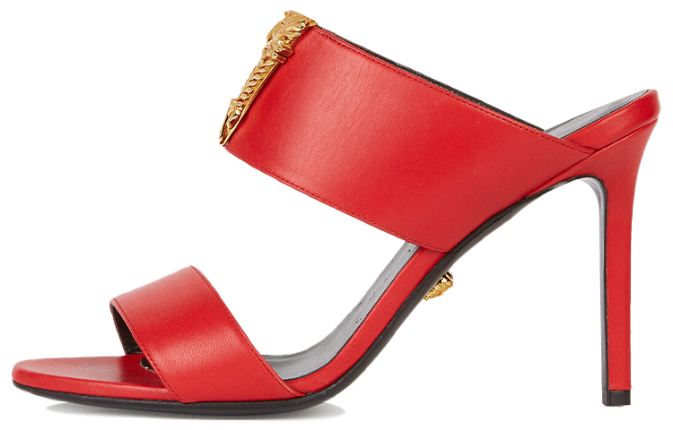 (W) Versace Virtus High-Heeled Sandals 'Red'