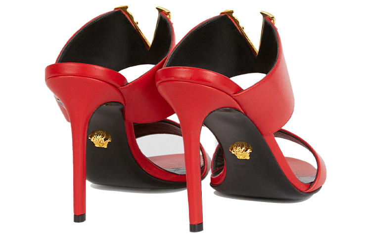 (W) Versace Virtus High-Heeled Sandals 'Red' 圖 4