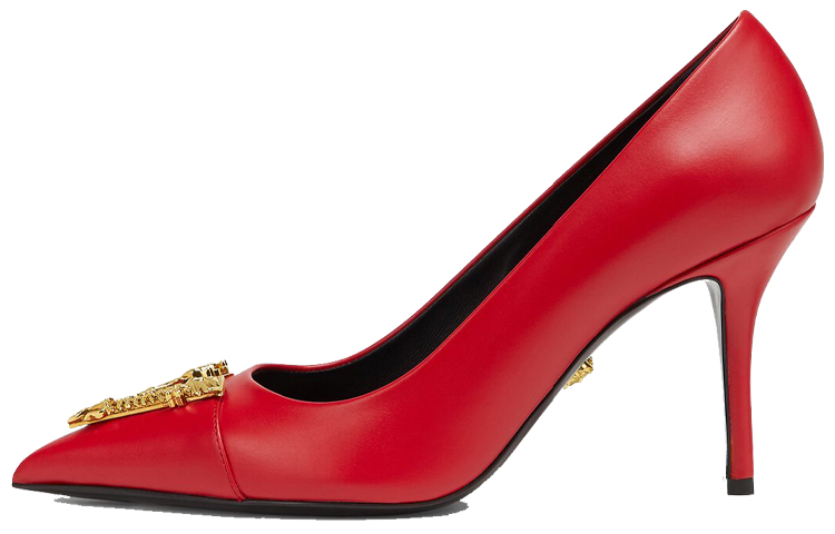 (W) Versace Virtus High Heels 'Red'