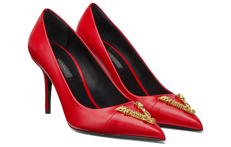 (W) Versace Virtus High Heels 'Red' 圖 3