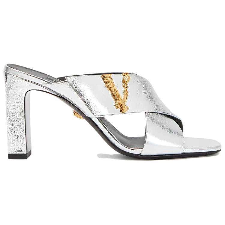 (W) Versace Virtus Mule 'Silver' 圖 3