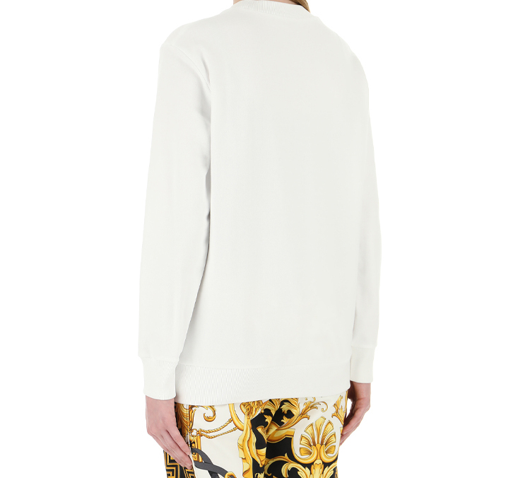 Details for (W) 范思哲 白色美杜莎标志圆领卫衣 A85852-A231242-A1001