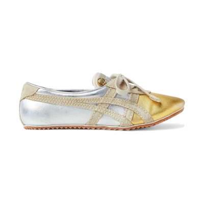 (W) Versace Onitsuka Tiger Tai-Chi Sakura Metallic Silver Gold
