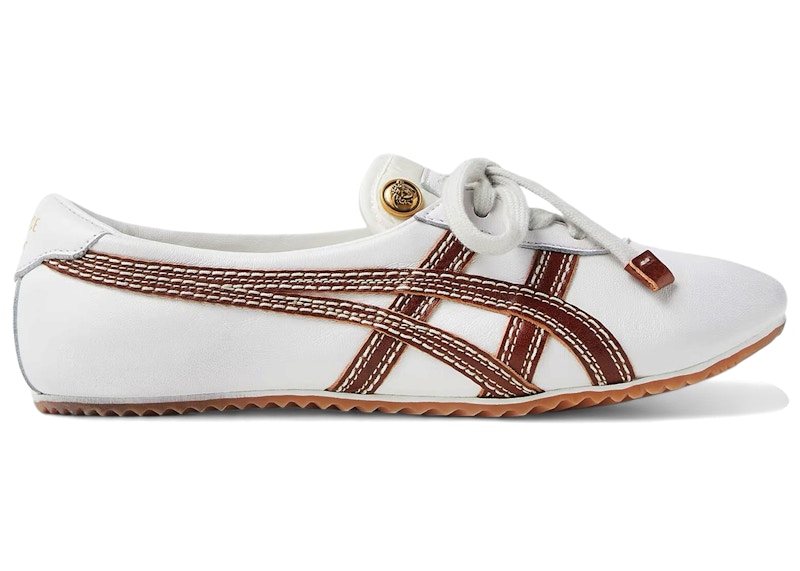 (Women) Versace x Onitsuka Tiger Tai-Chi Sakura Nappa Brown White 1025116-1A17737_2W3HJ