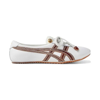 (W) Versace Onitsuka Tiger Tai-Chi Sakura Nappa Brown White