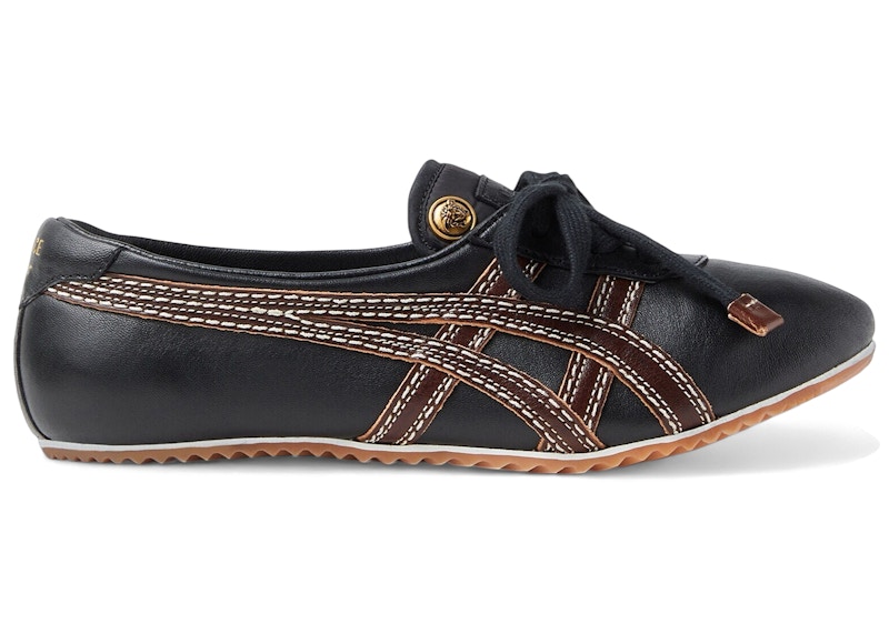 (Women) Versace x Onitsuka Tiger Tai-Chi Sakura Nappa Black Brown 1025116-1A17737_2BQ8J